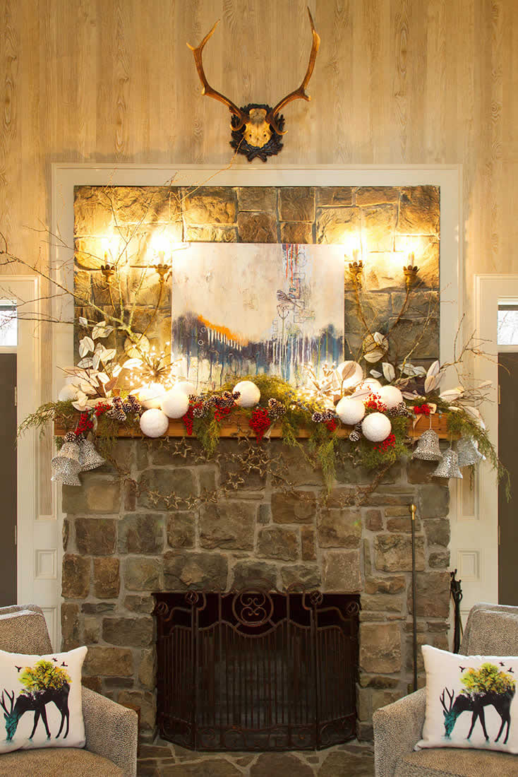 Alex Smith Holiday Mantle Design Decor